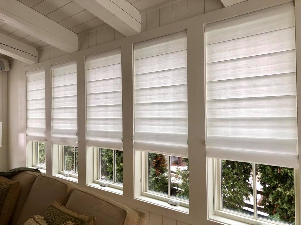 Busters Blinds & Window Film Facebook ad: Custom Window Blinds & 3M Film.