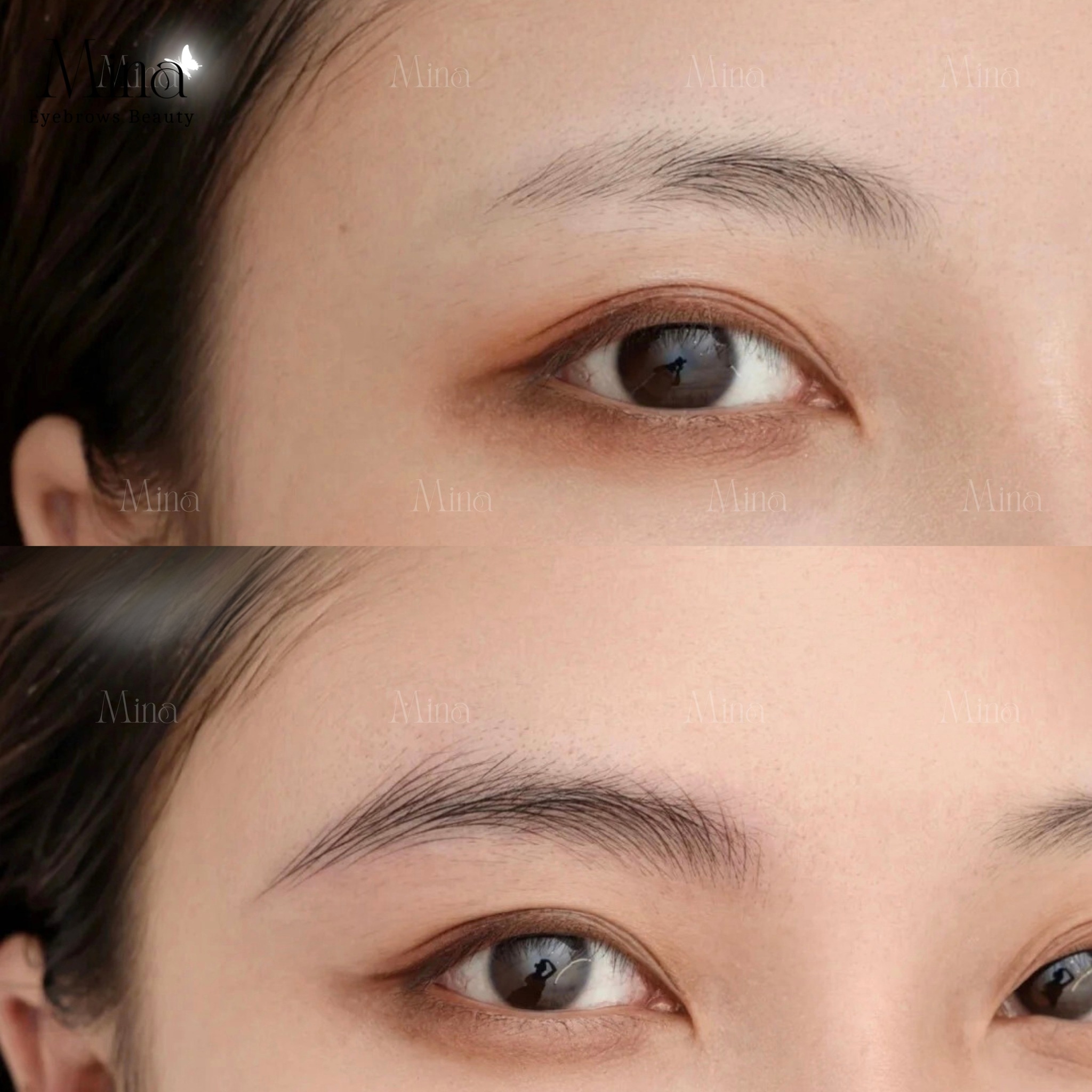 Mina Eyebrows Beauty Facebook ad: Đ𝐚̂𝐮 𝐥𝐚̀ 𝐠𝐢𝐚̉𝐢 𝐩𝐡𝐚́𝐩 𝐜𝐡𝐨 đ𝐨̂𝐢 𝐥𝐨̂𝐧𝐠…