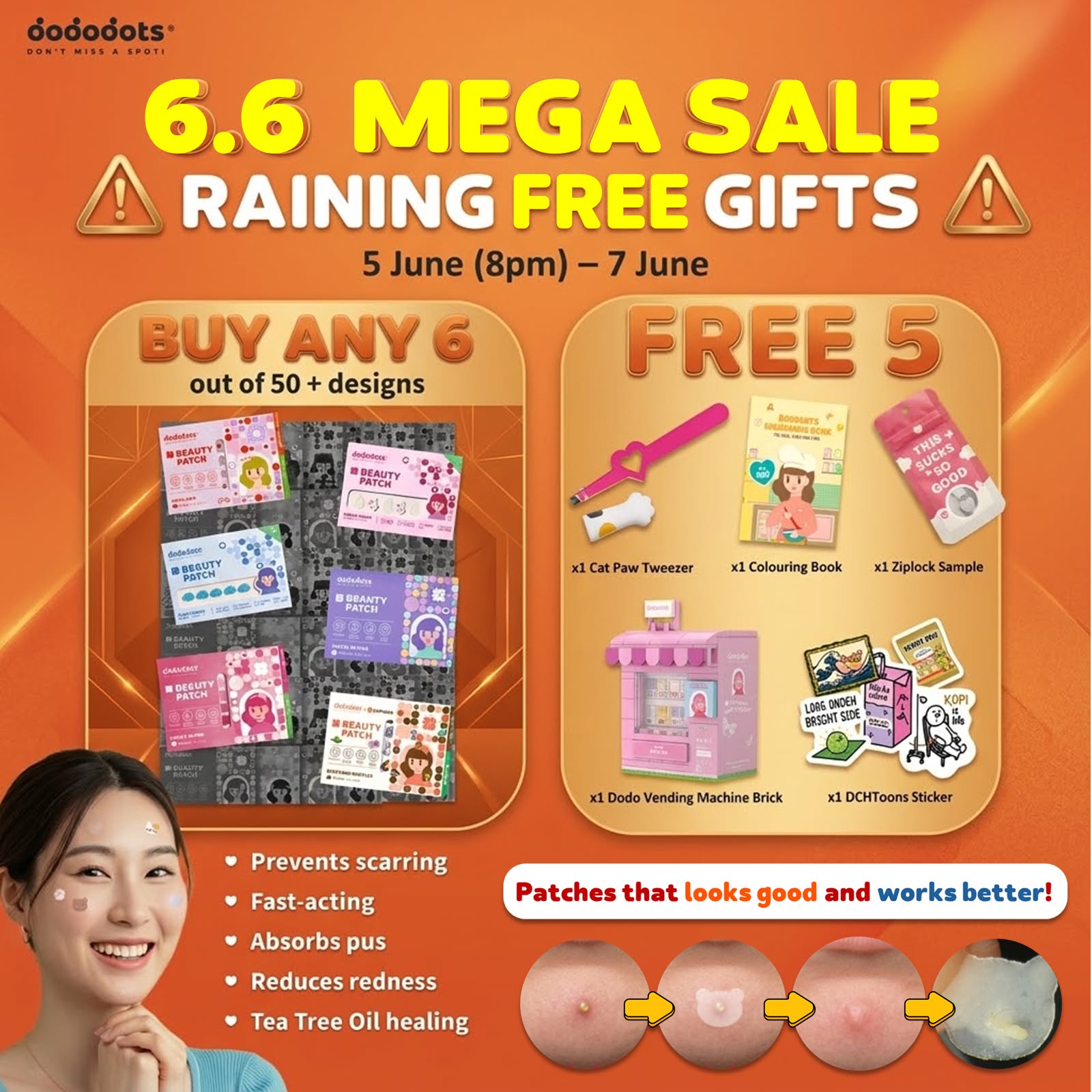 Dododots Beauty Patch SG Facebook ad