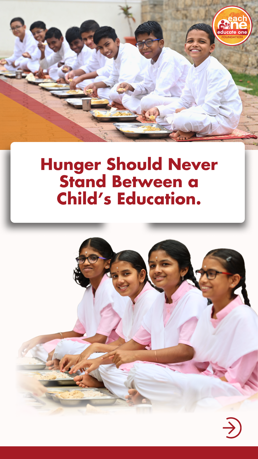 Each One Educate One Facebook ad from Jul 8, 2026