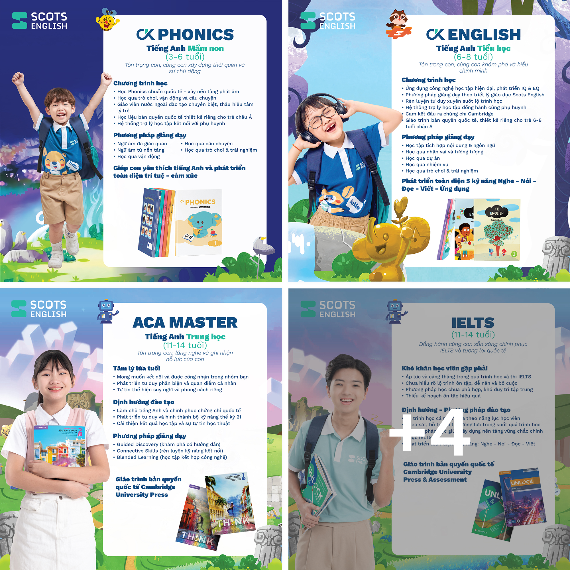 Scots English Facebook ad: Học Bổng Lên Đến 40% Trực Tiếp Trên Học Phí