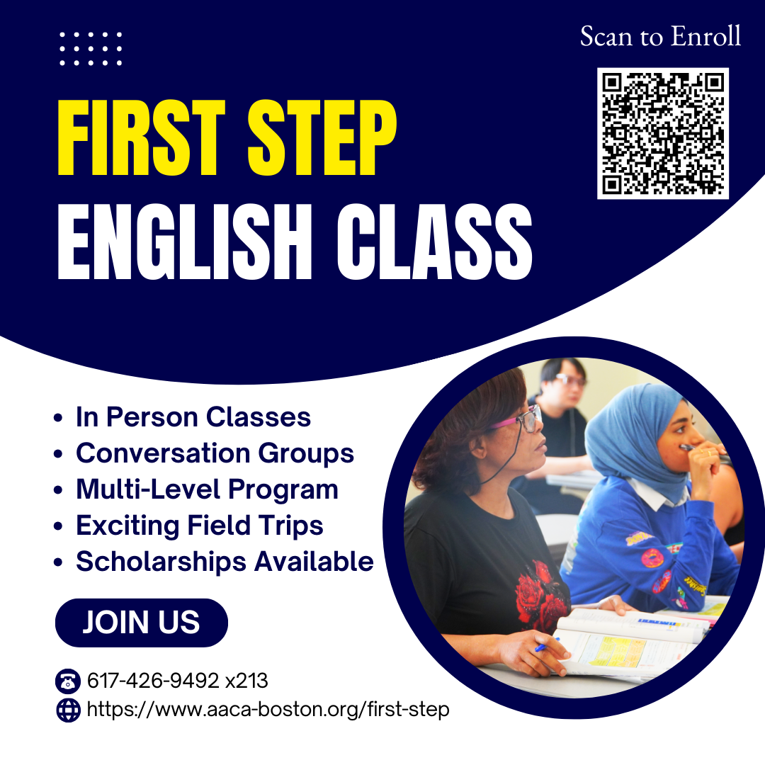 AACA Facebook ad: AACA First Step English Program