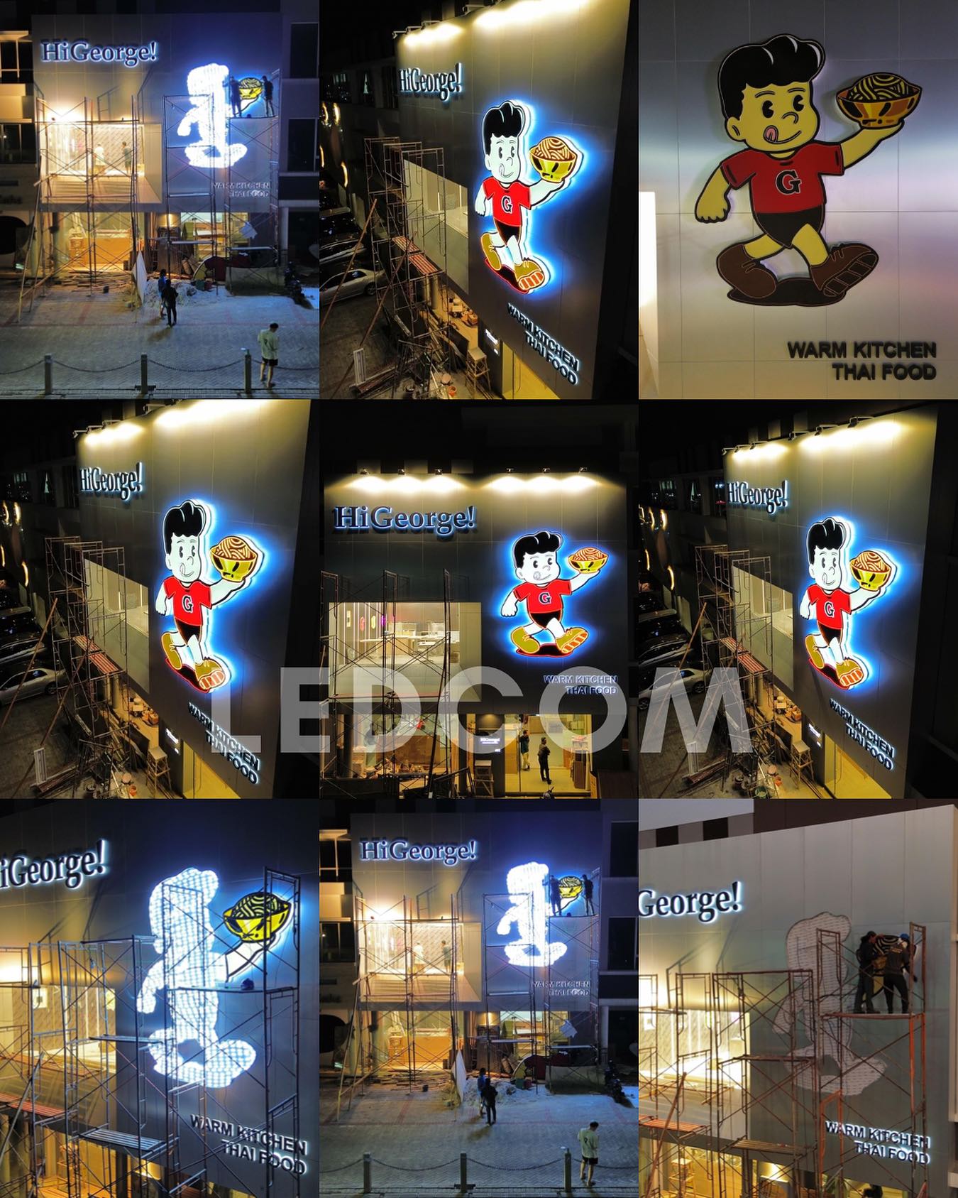 Ledcom Facebook ad: Brand identity for @higeorge.id BSD, Serpong.