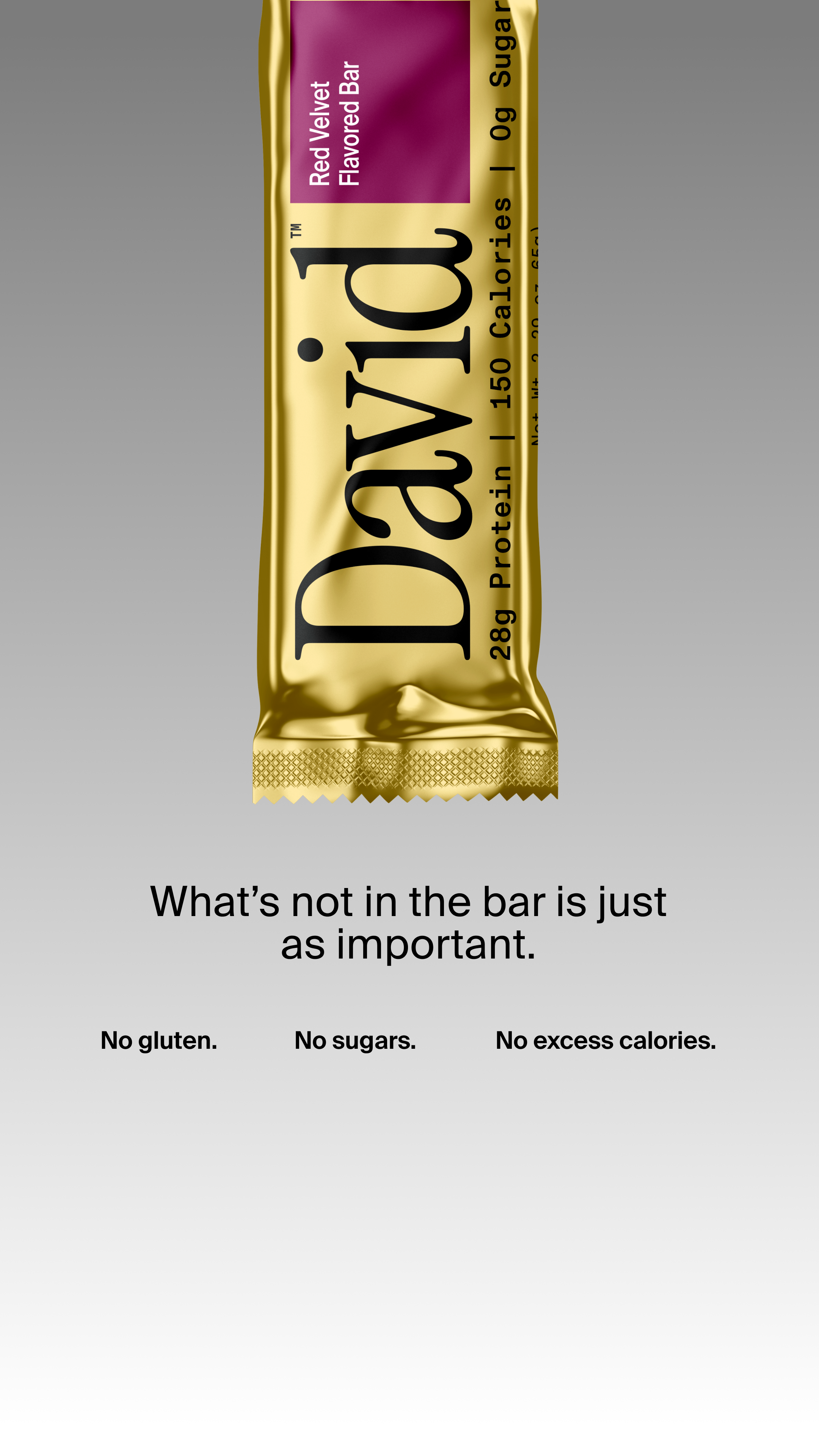 David Protein Facebook ad