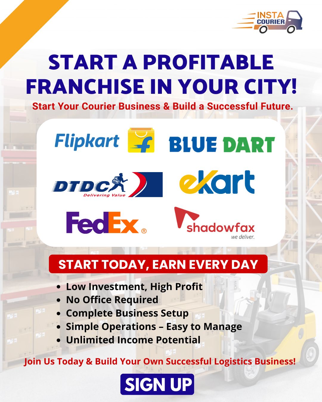 Insta Courier Pr  Facebook ad