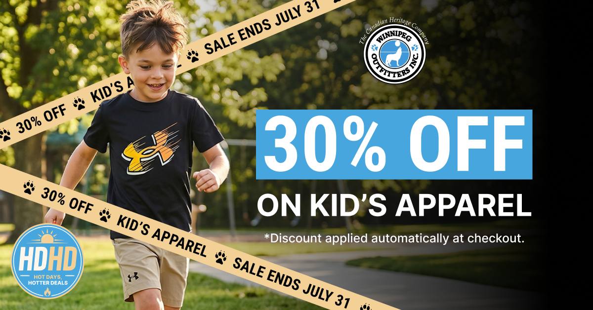 Winnipeg Outfitters Inc. Facebook ad