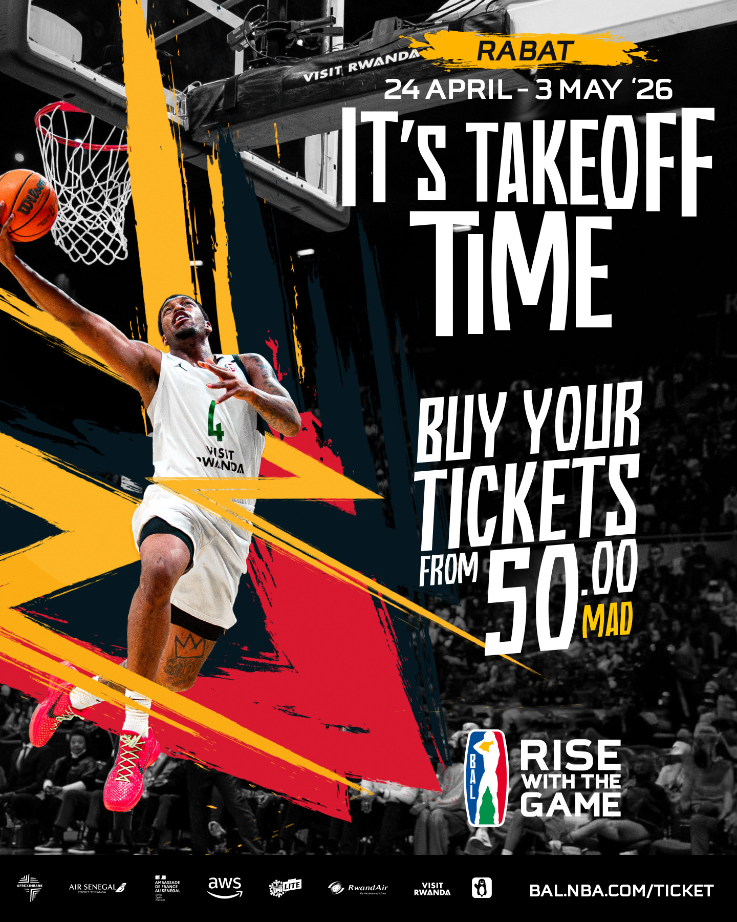 Basketball Africa League Facebook ad from Mar 10, 2026