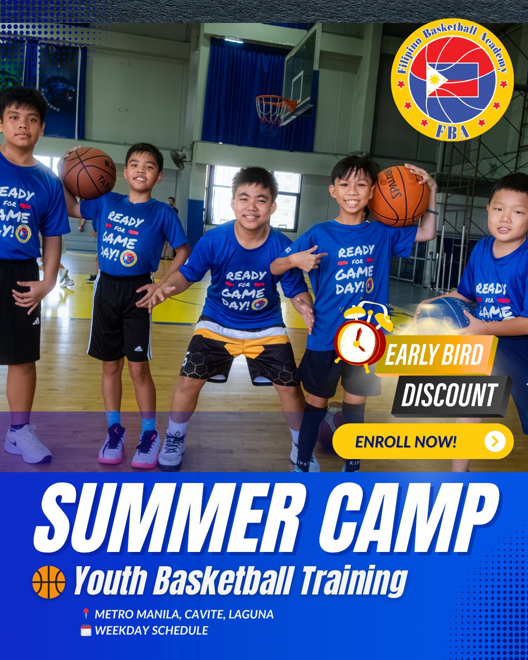 Filipino Basketball Academy Facebook ad