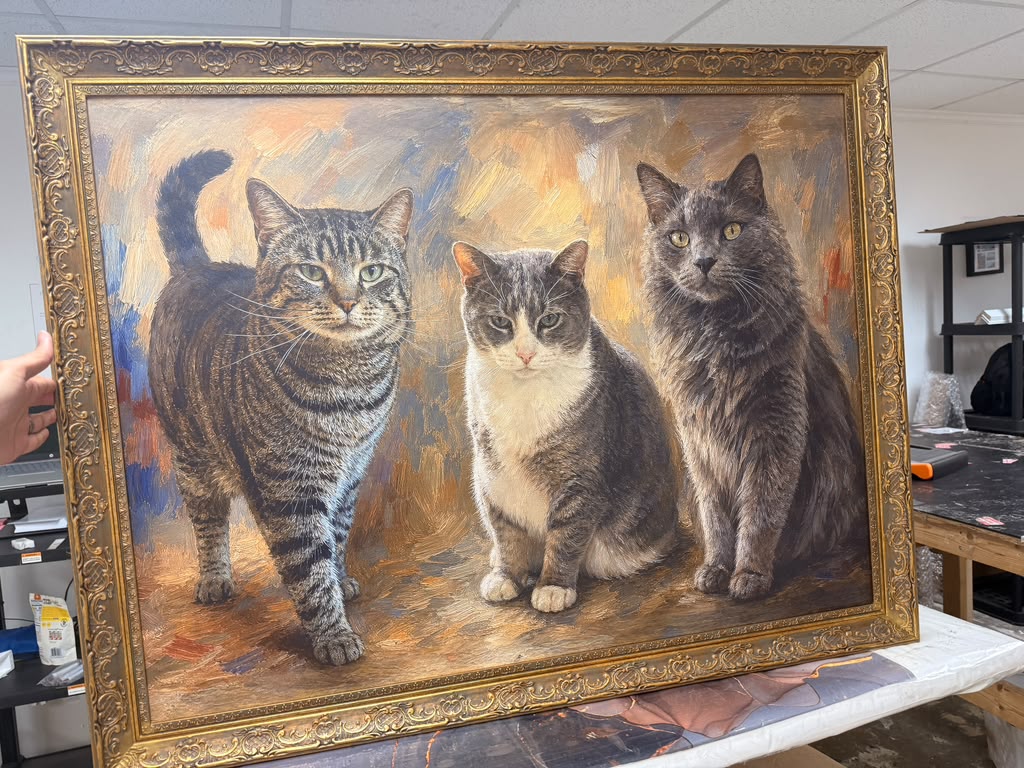 Bondel.co Facebook ad: Turn Your Pet Into a Masterpiece in 60 Seconds