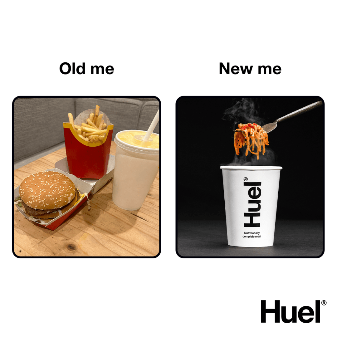 Huel Facebook ad