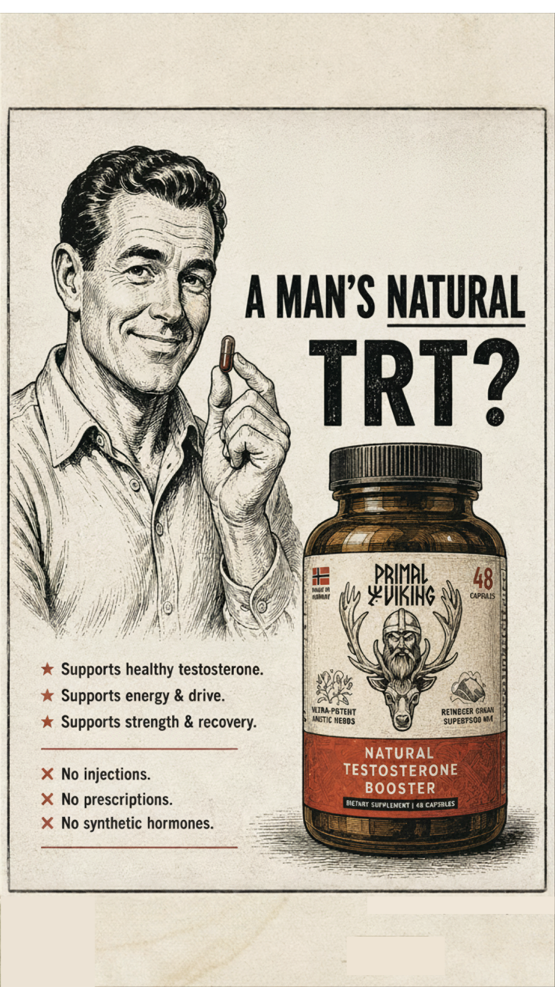 Primal Viking Facebook ad