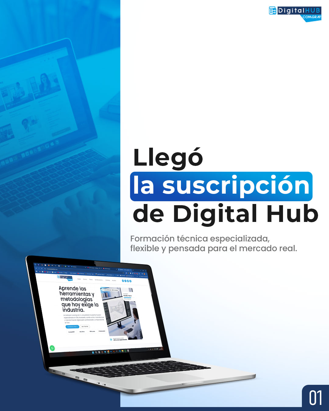 Digital Hub by Comgrap Facebook ad: ๐๐ฎ ๐ป๐๐ฒ๐๐ฎ ๐ณ๐ผ๐ฟ๐บ๐ฎ ๐ฑ๐ฒ ๐ฎ๐ฝ๐ฟ๐ฒ๐ป๐ฑ๐ฒ๐ฟ ๐๐ฎโฆ
