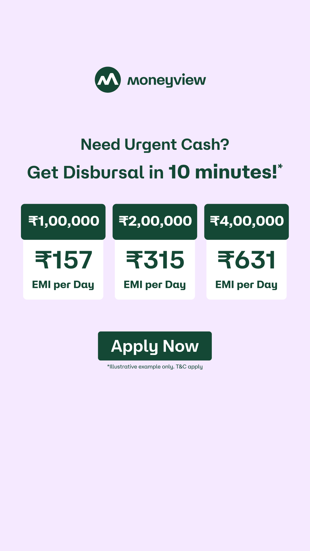 moneyview.in Facebook ad