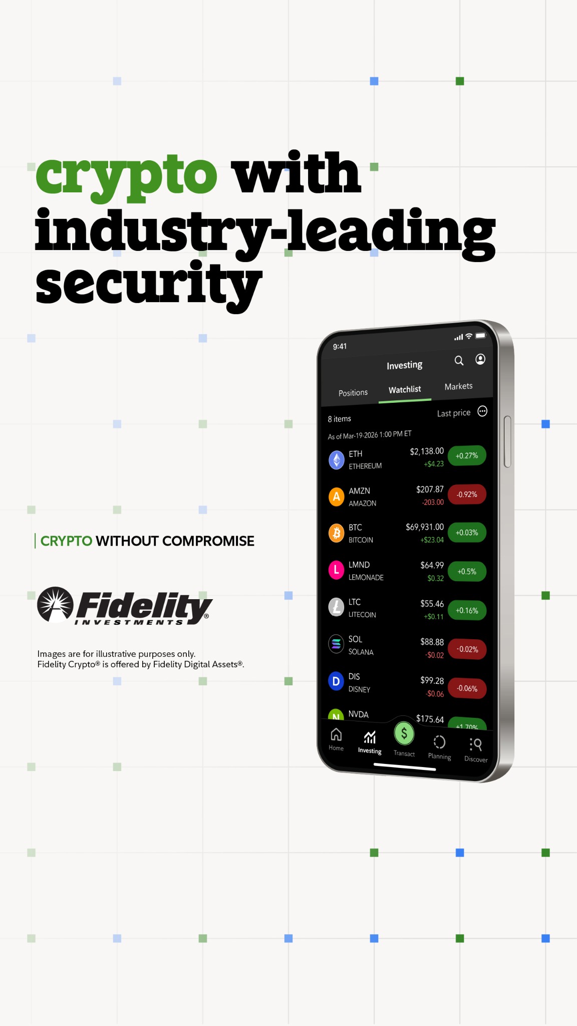 Fidelity Investments Facebook ad
