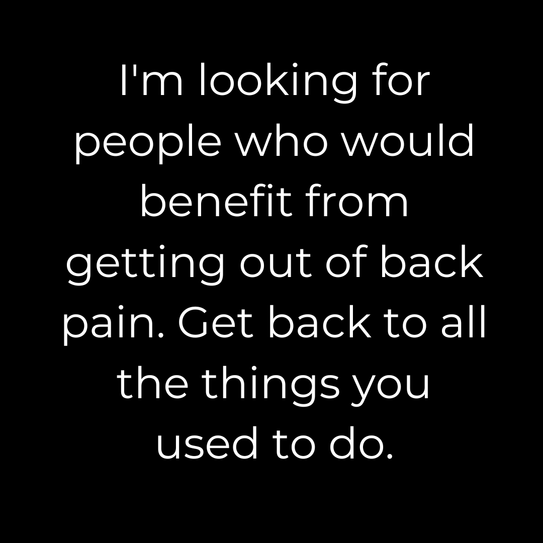 Dr. James Casey Facebook ad: Get Back Pain Relief FAST