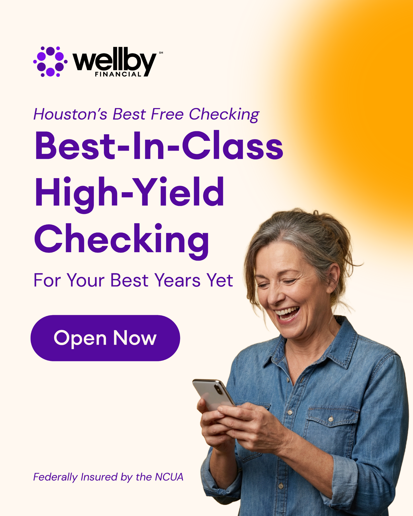 Wellby Financial Facebook ad: Thrive With 4.50% APY*