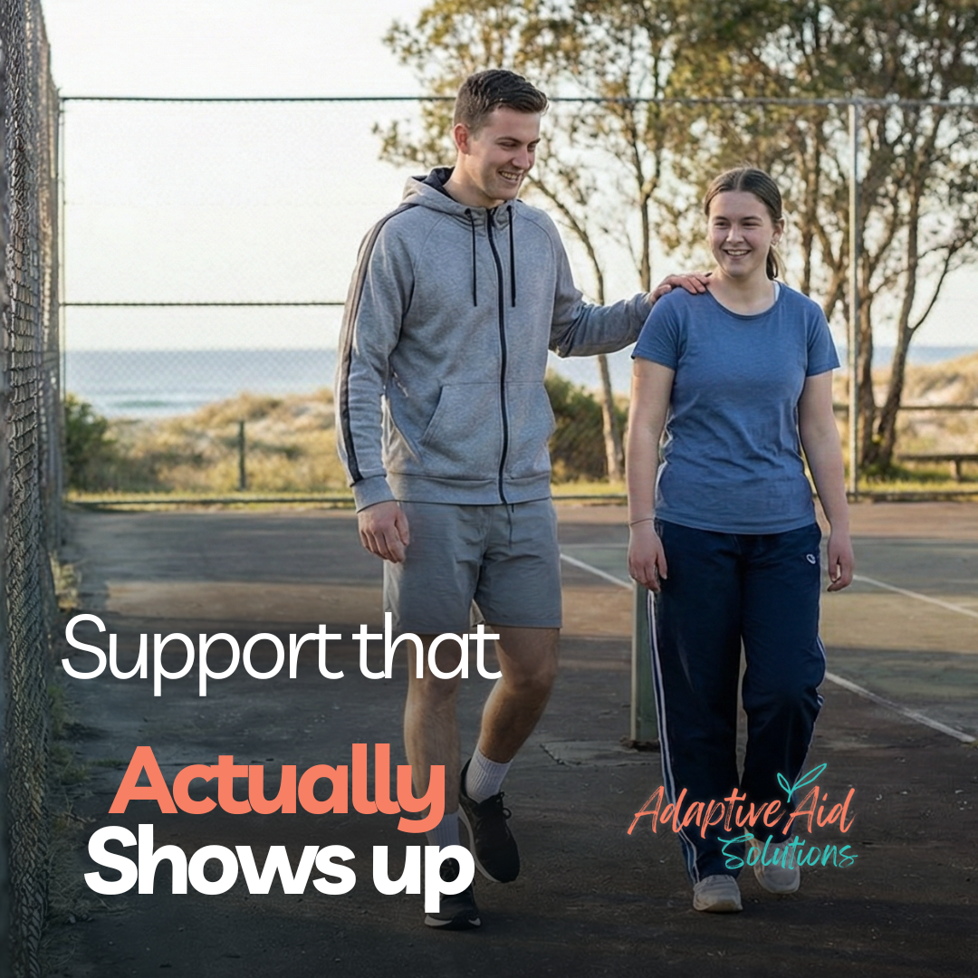 Adaptive Aid Solutions Facebook ad: NDIS support for families - NSW