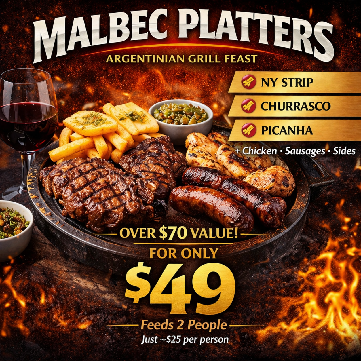 Malbec Grill Facebook ad