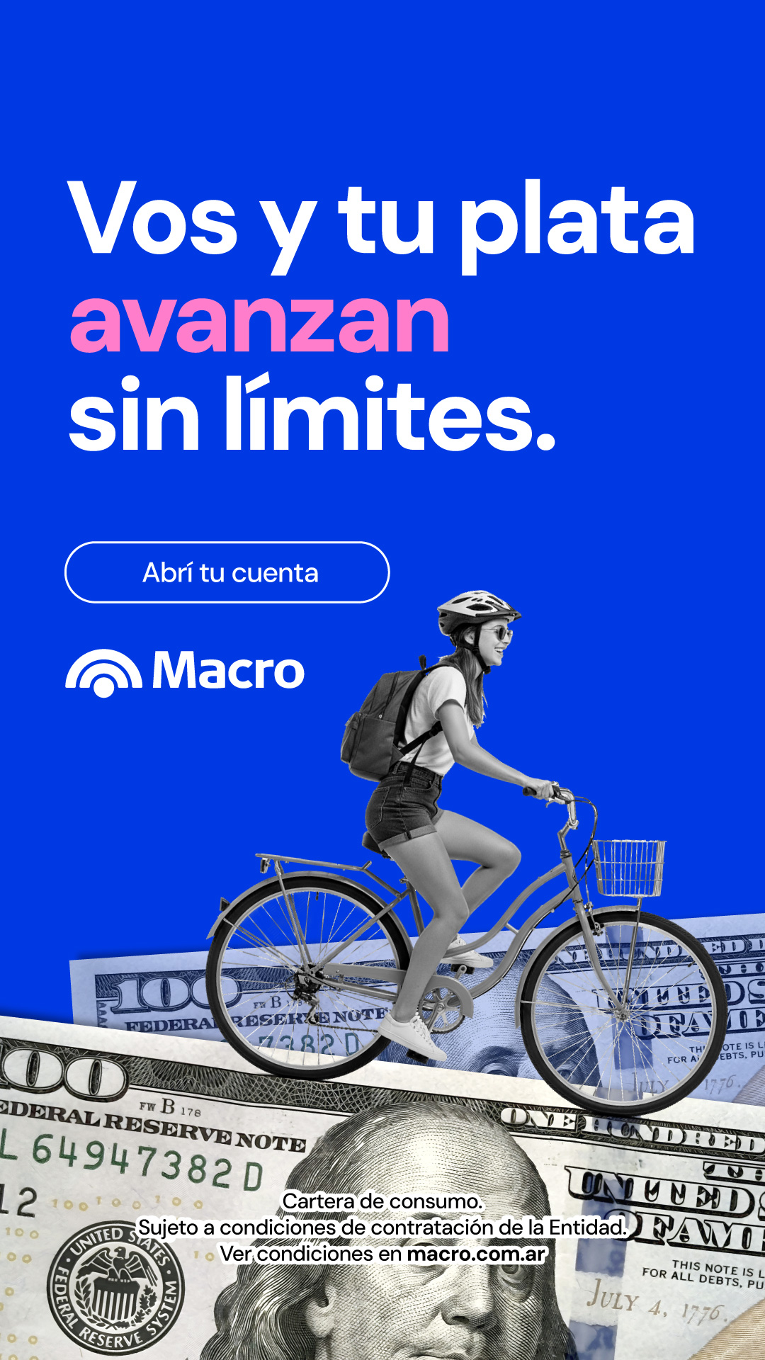 Banco Macro Facebook ad from Oct 29, 2025