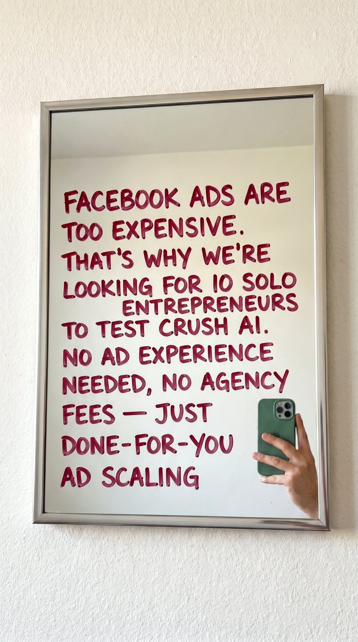 trycrush.ai Facebook ad