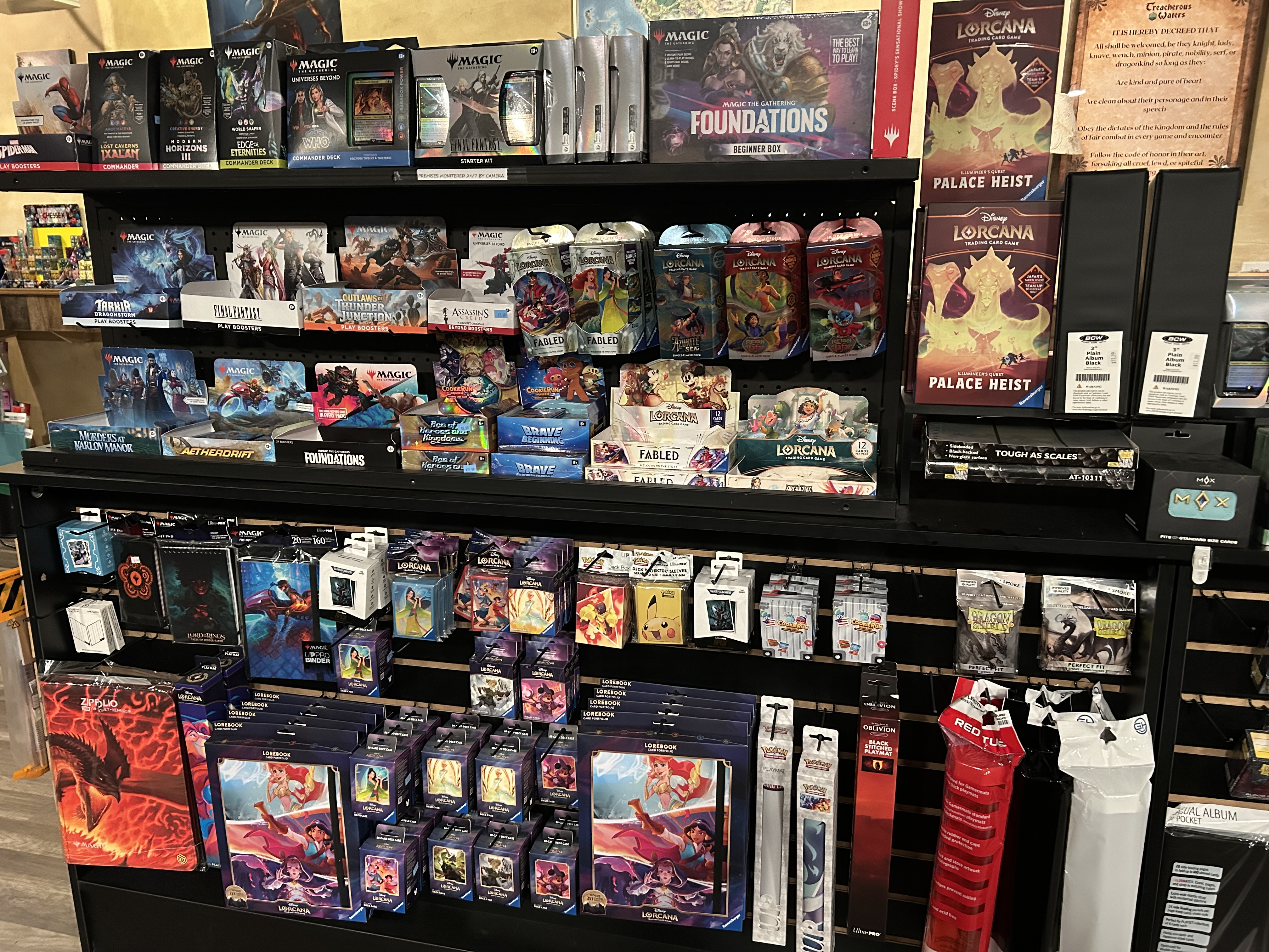 Treacherous Waters Facebook ad: Your friendly local game store!