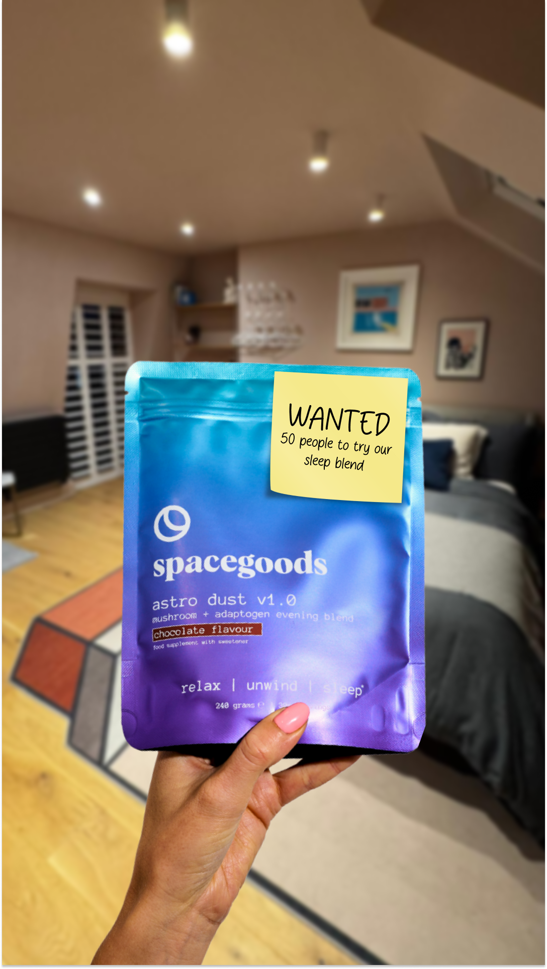 Spacegoods Facebook ad