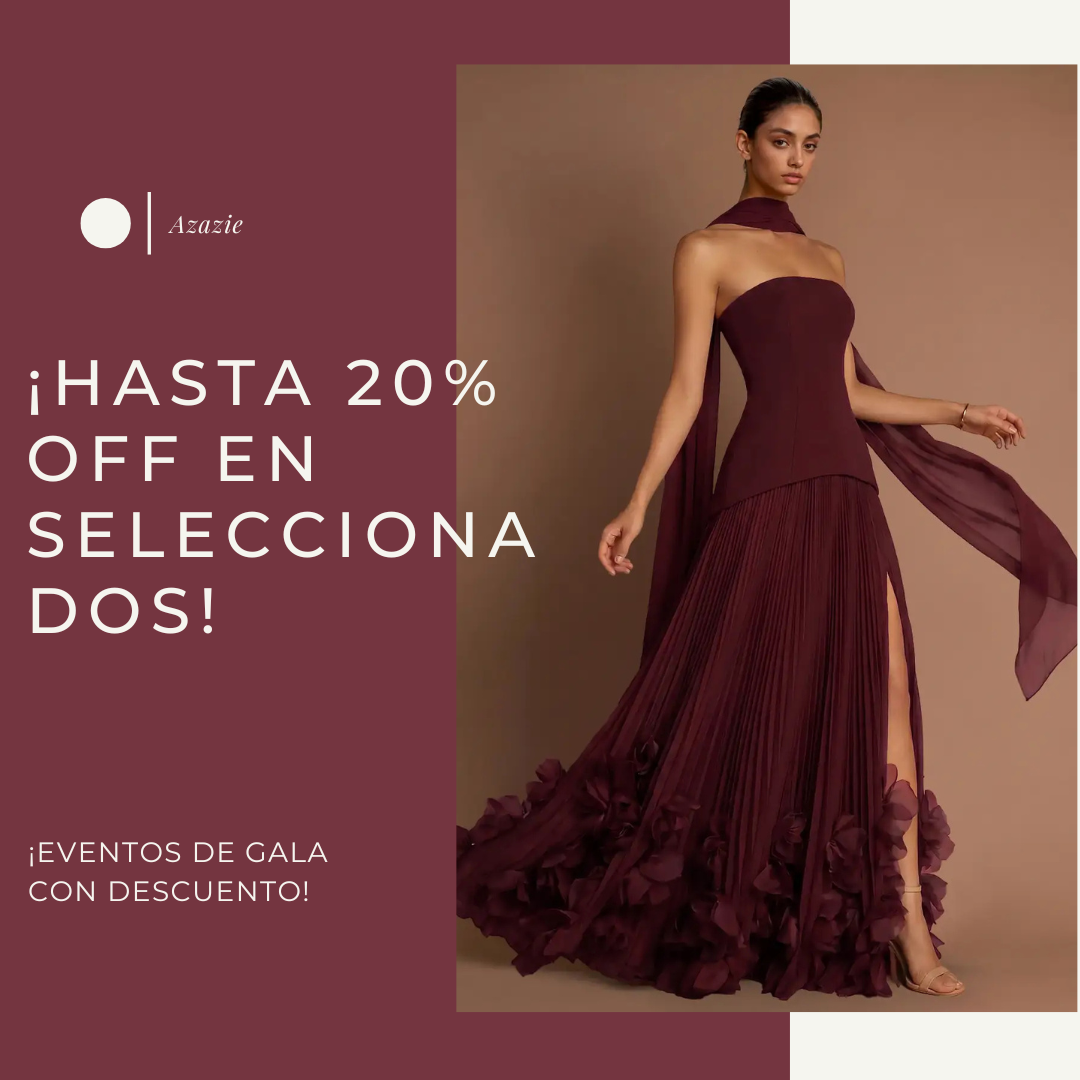 AZAZIE Facebook ad: ¡Segundas Rebajas: 10% dto. en estilos selectos!