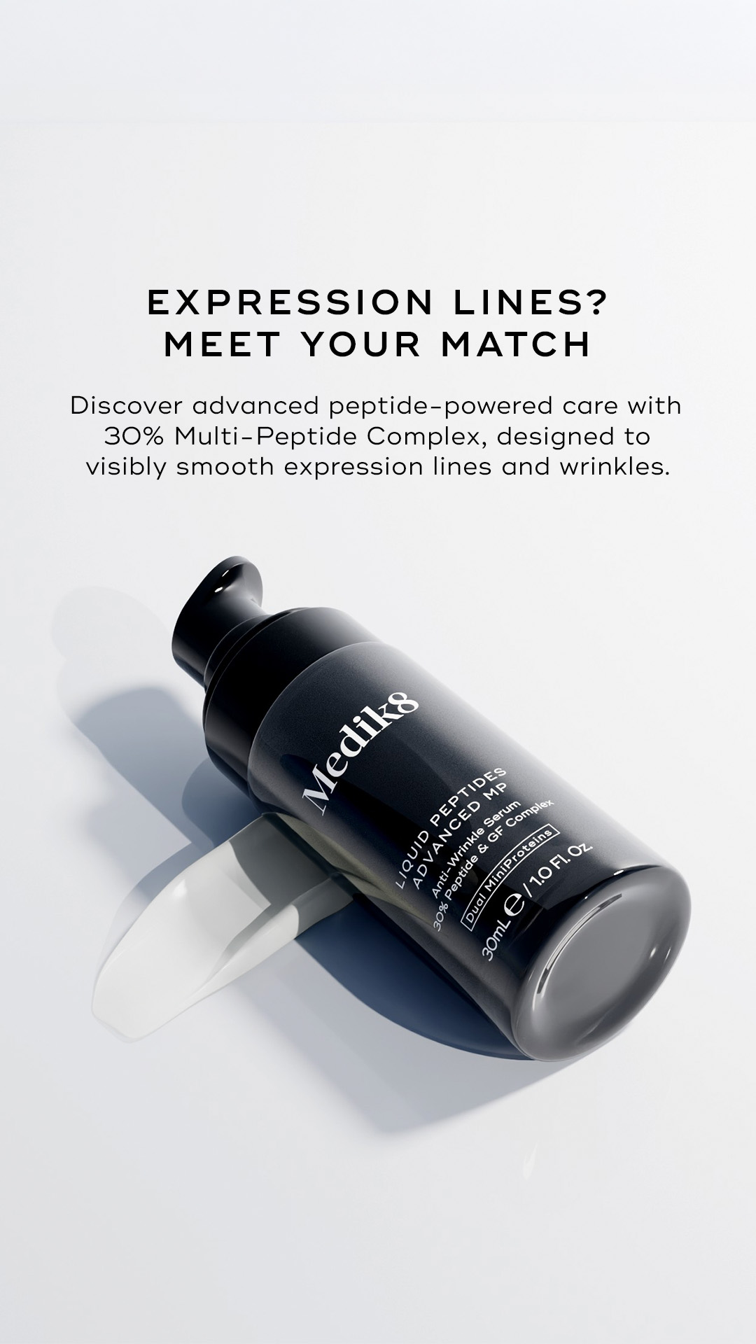 Medik8 Facebook ad: Proven Wrinkle Reduction