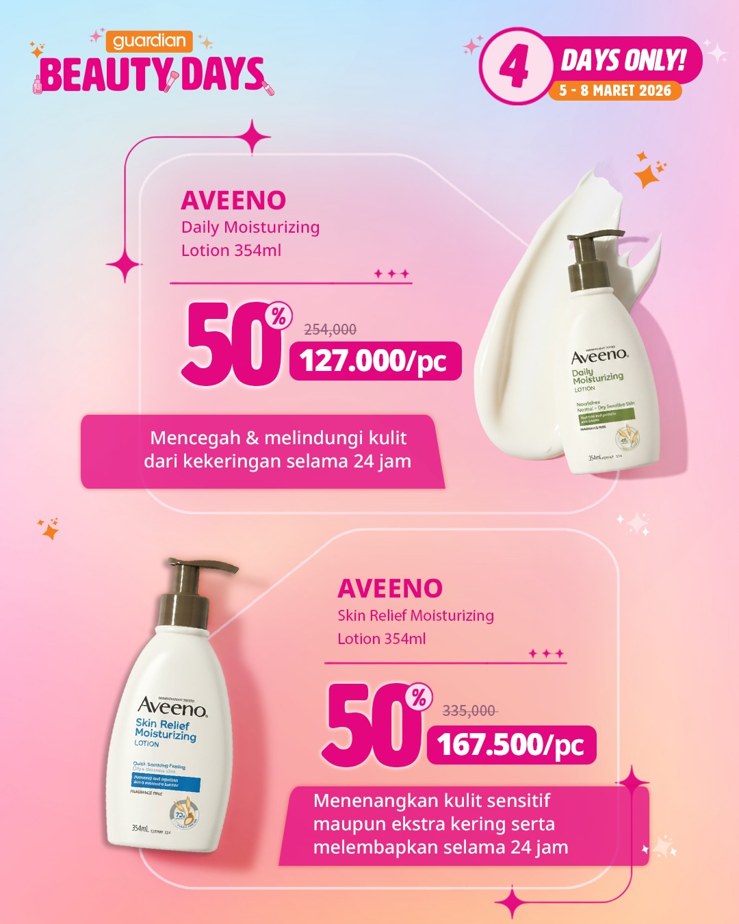 Guardian Health & Beauty Facebook ad