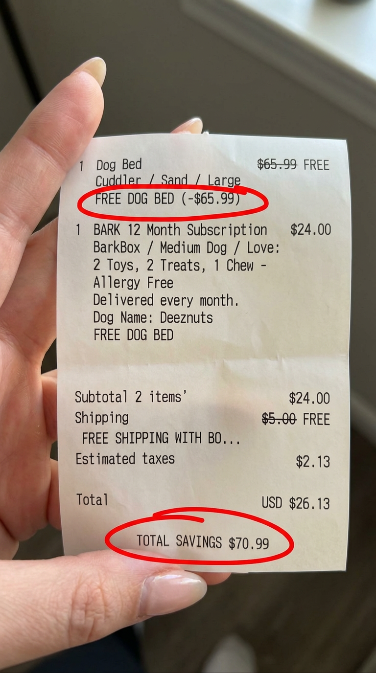 BarkBox Facebook ad