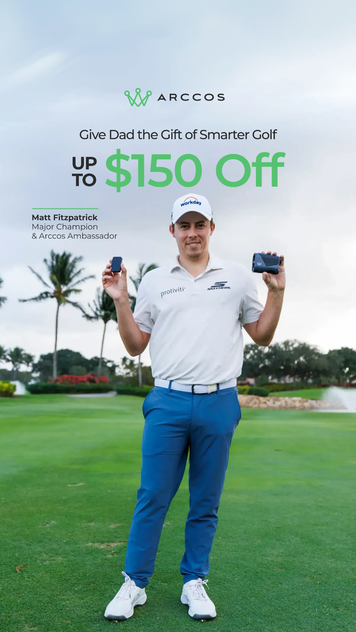 Arccos Golf Facebook ad
