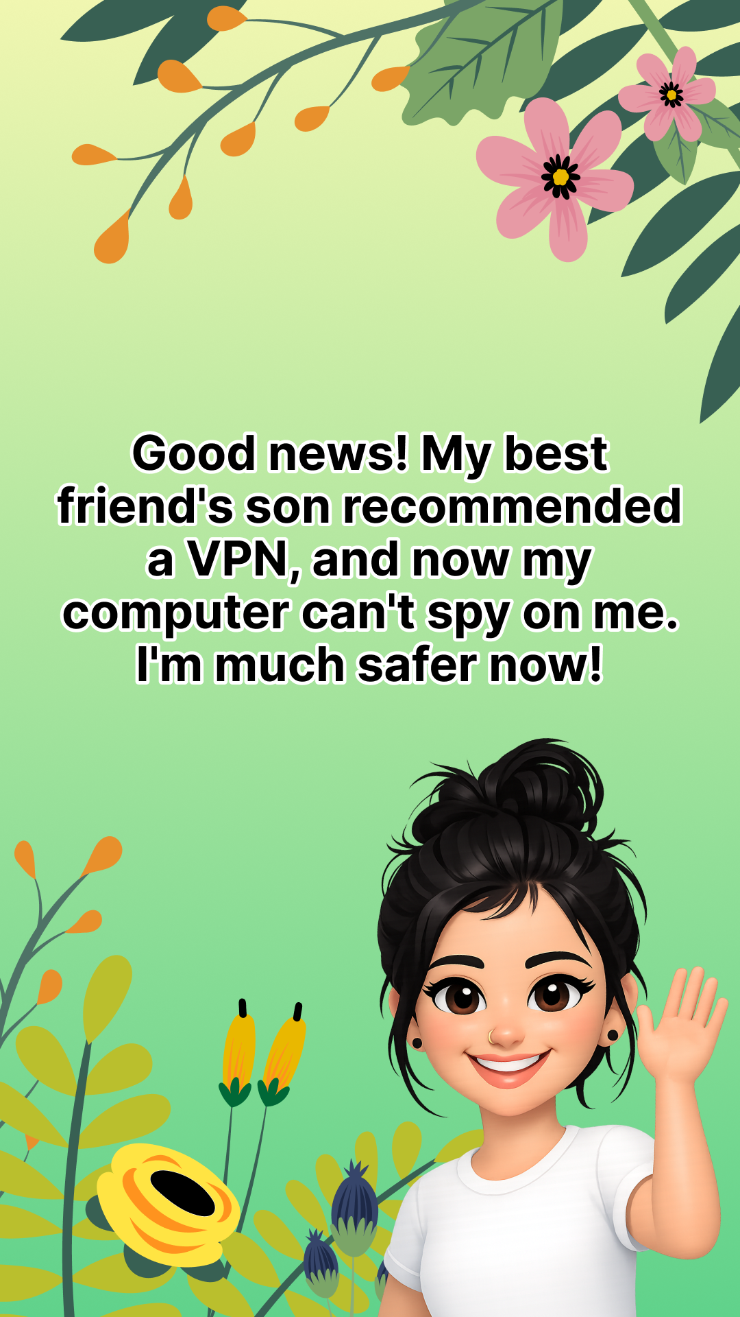Surfshark Facebook ad