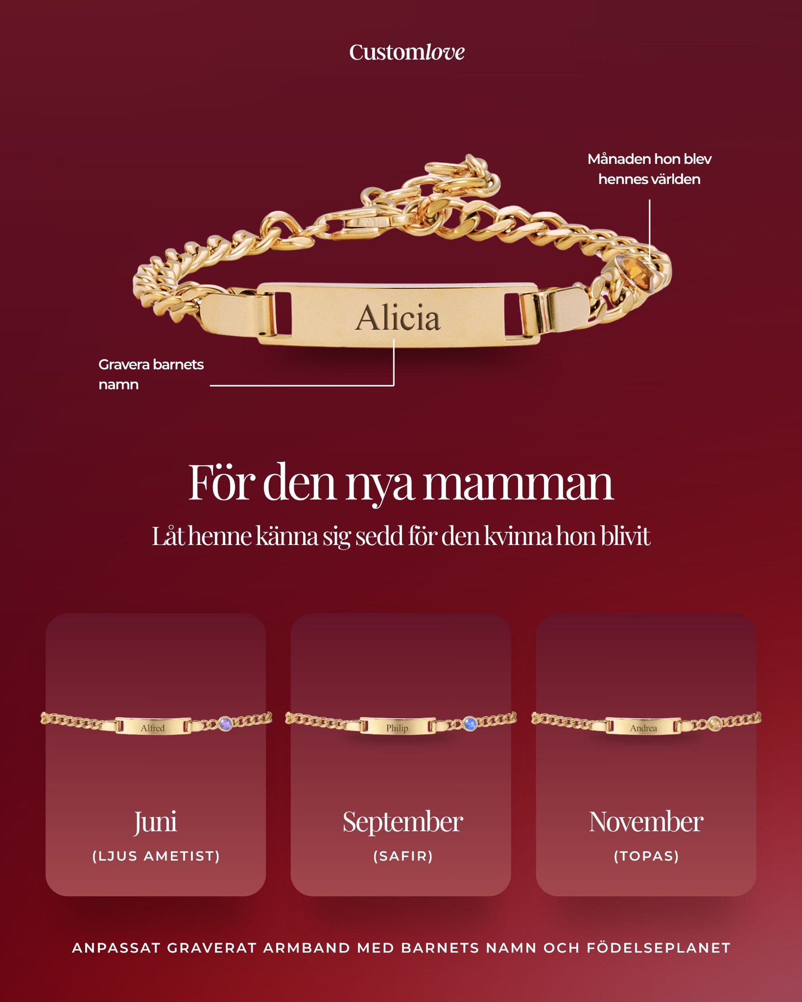 Customlove Facebook ad