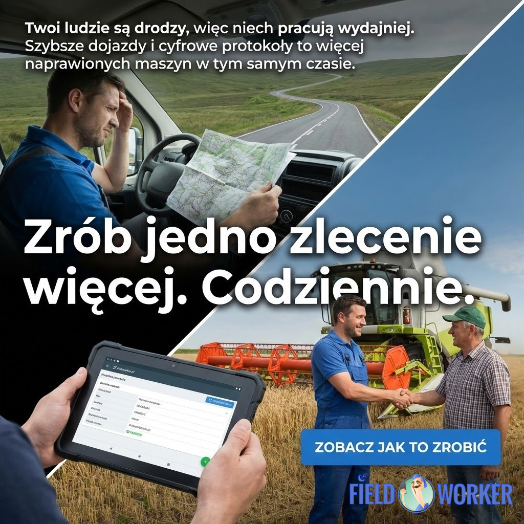 Fieldworker Facebook ad: Umów 20 minutową prezentację!