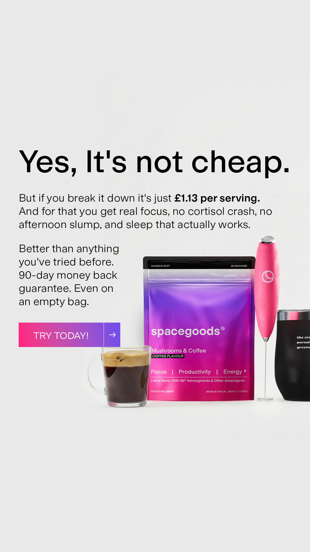 Spacegoods Facebook ad