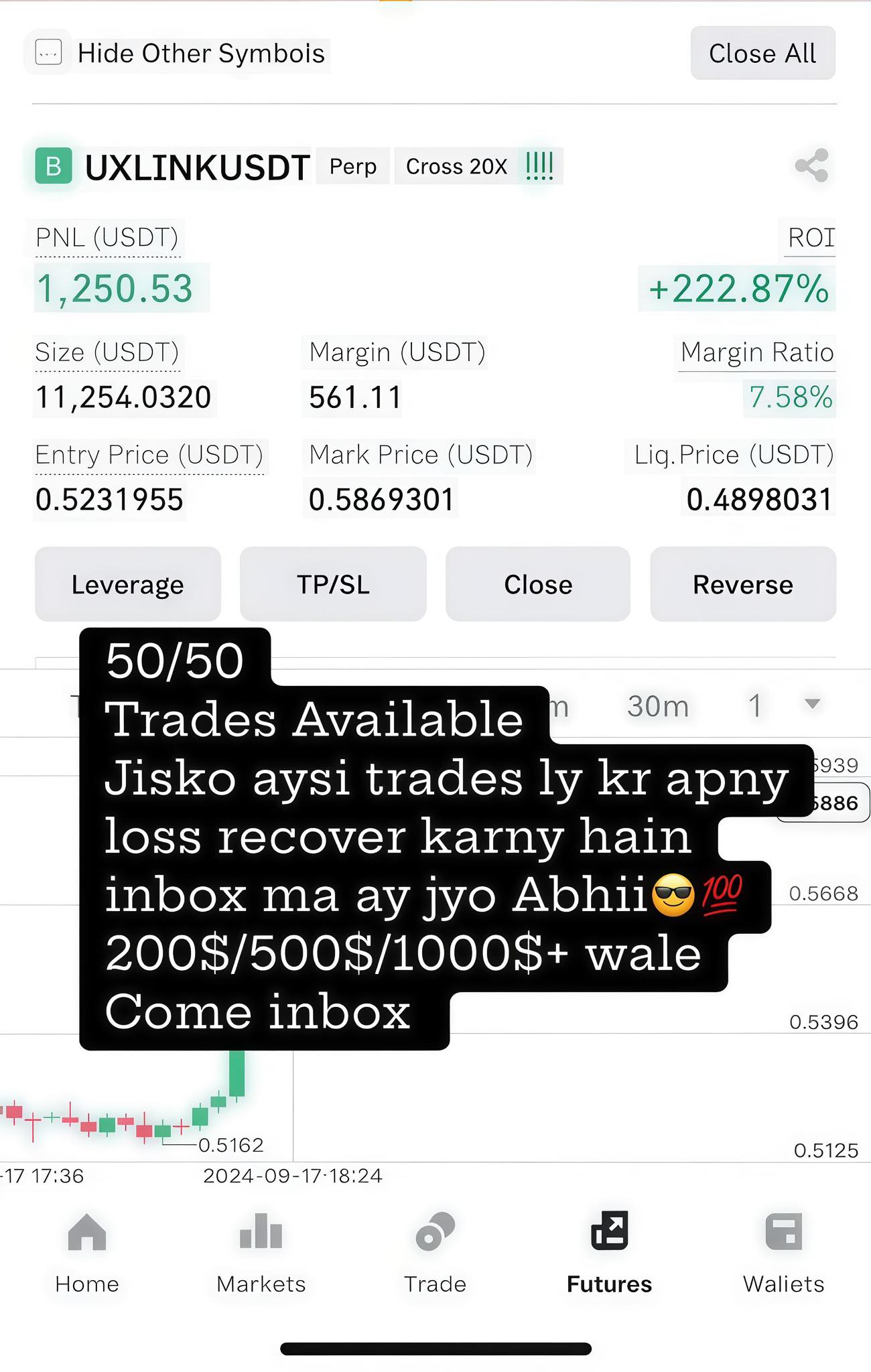 SkyTrader Facebook ad: Crypto Futures Trading with 100% Accuracy Signals Smart…