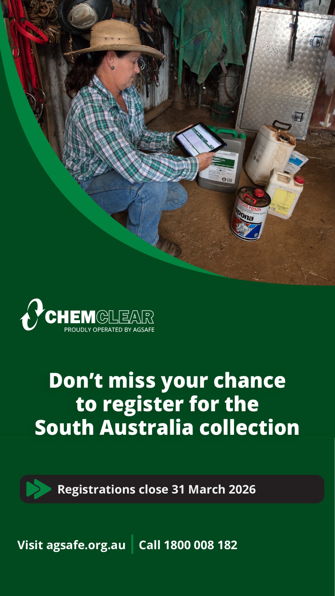 Agsafe Facebook ad from Dec 31, 2025
