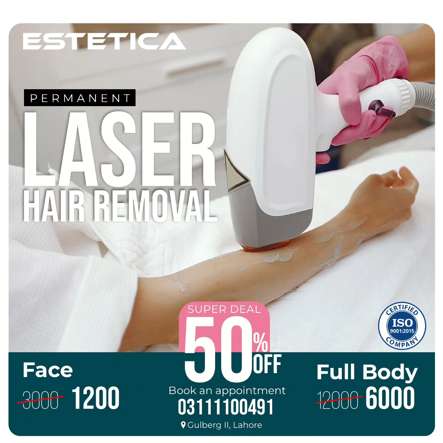 Estetica Pakistan Faisal Town  Facebook ad