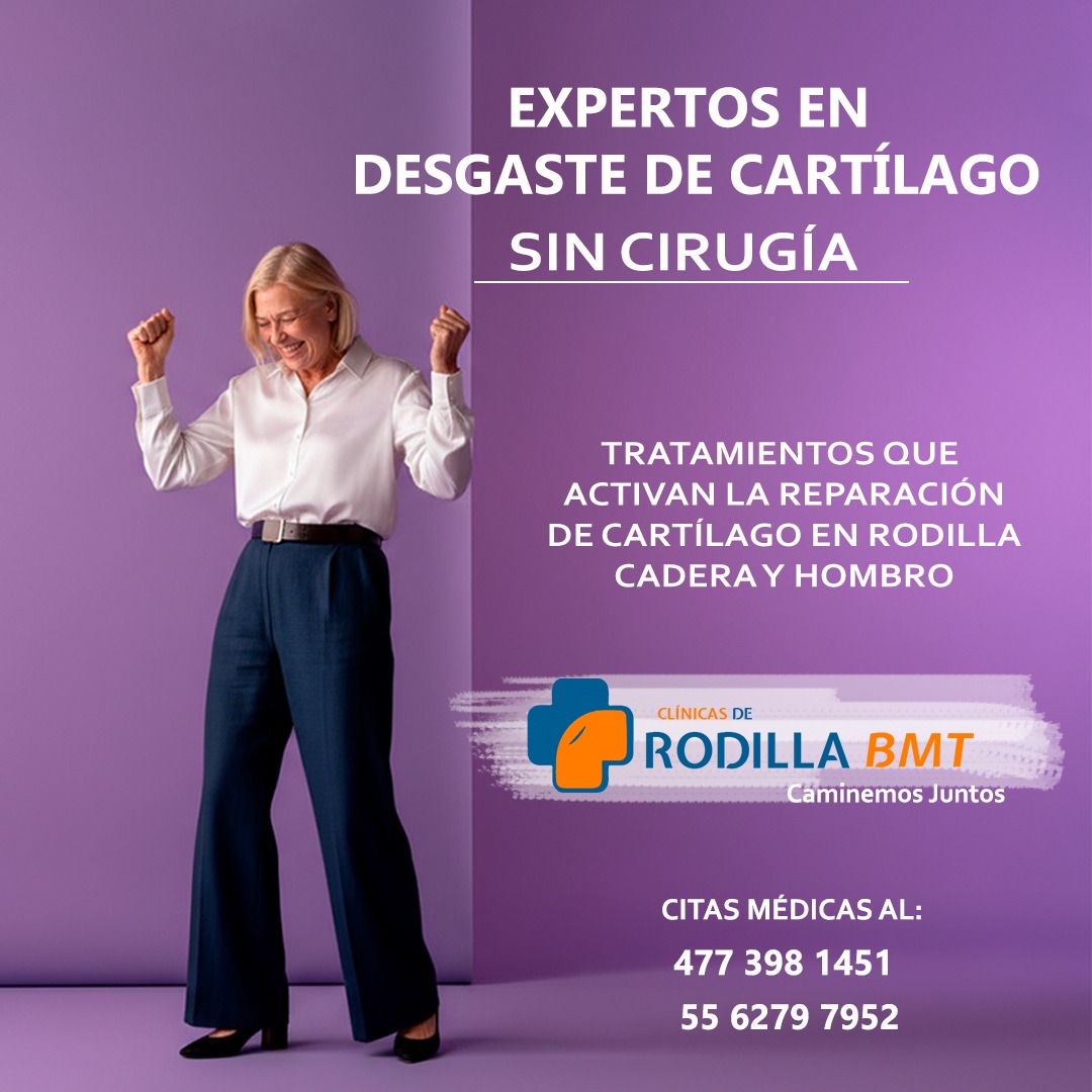 Clínicas de Rodilla BMT León Gto Facebook ad: Reparación de cartílago