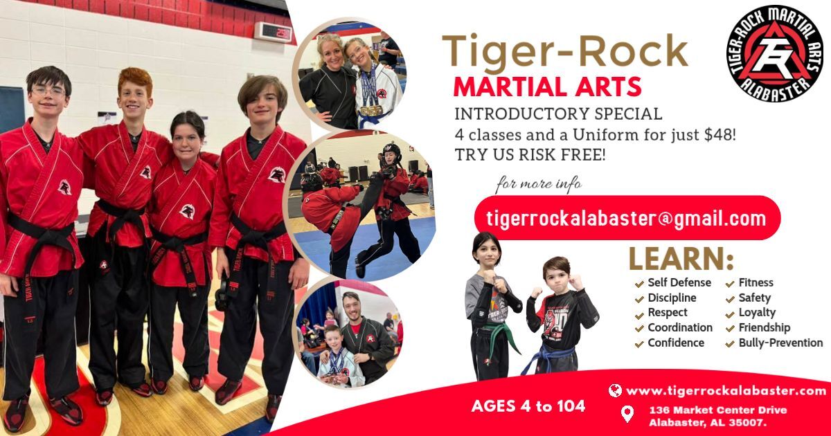 Tiger-Rock Martial Arts of Alabaster Facebook ad
