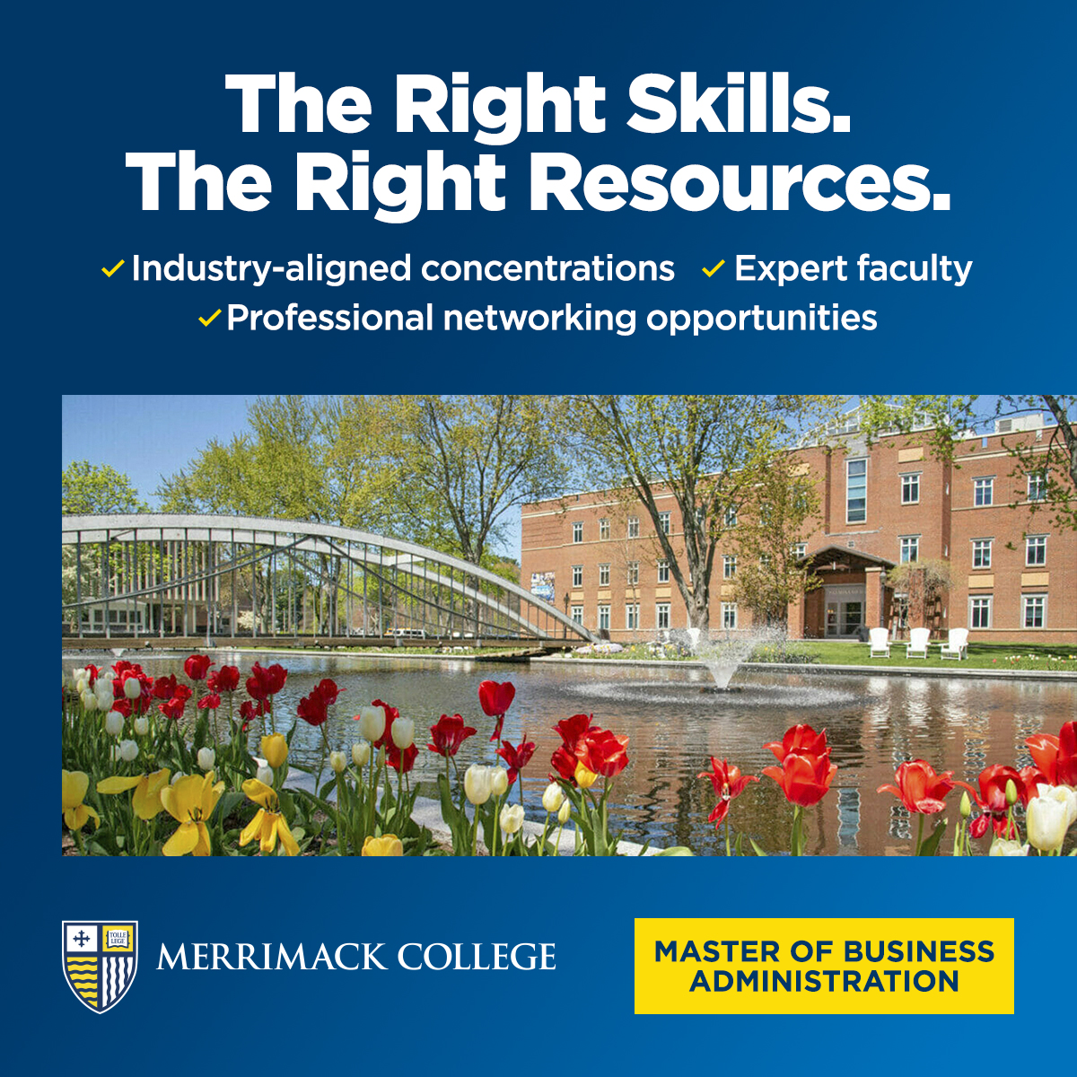 Merrimack College Facebook ad