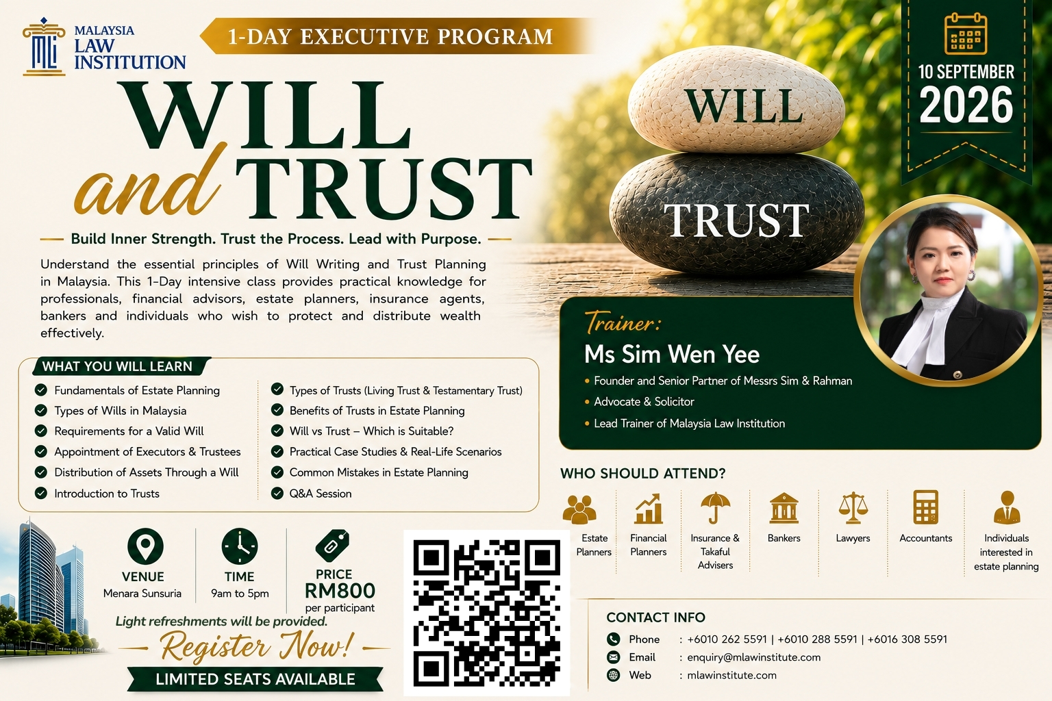 Malaysia Law Institution Facebook ad: Master the Essentials of Will & Trust Planning…