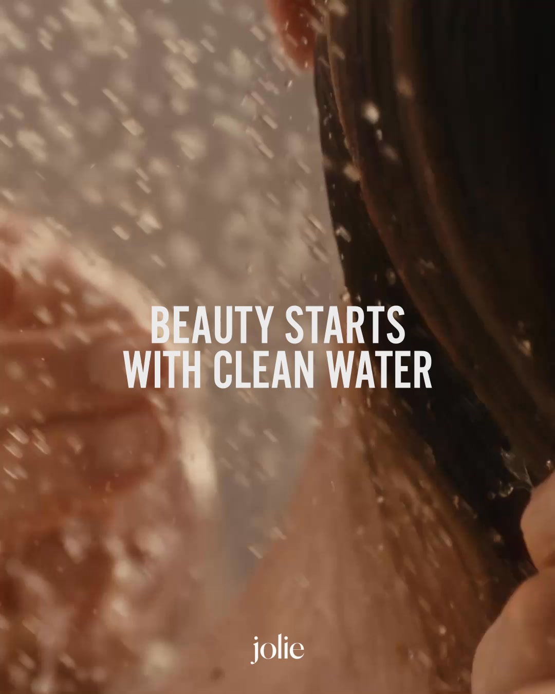 Jolie Facebook ad: Jolie is the only clinically proven shower filter…