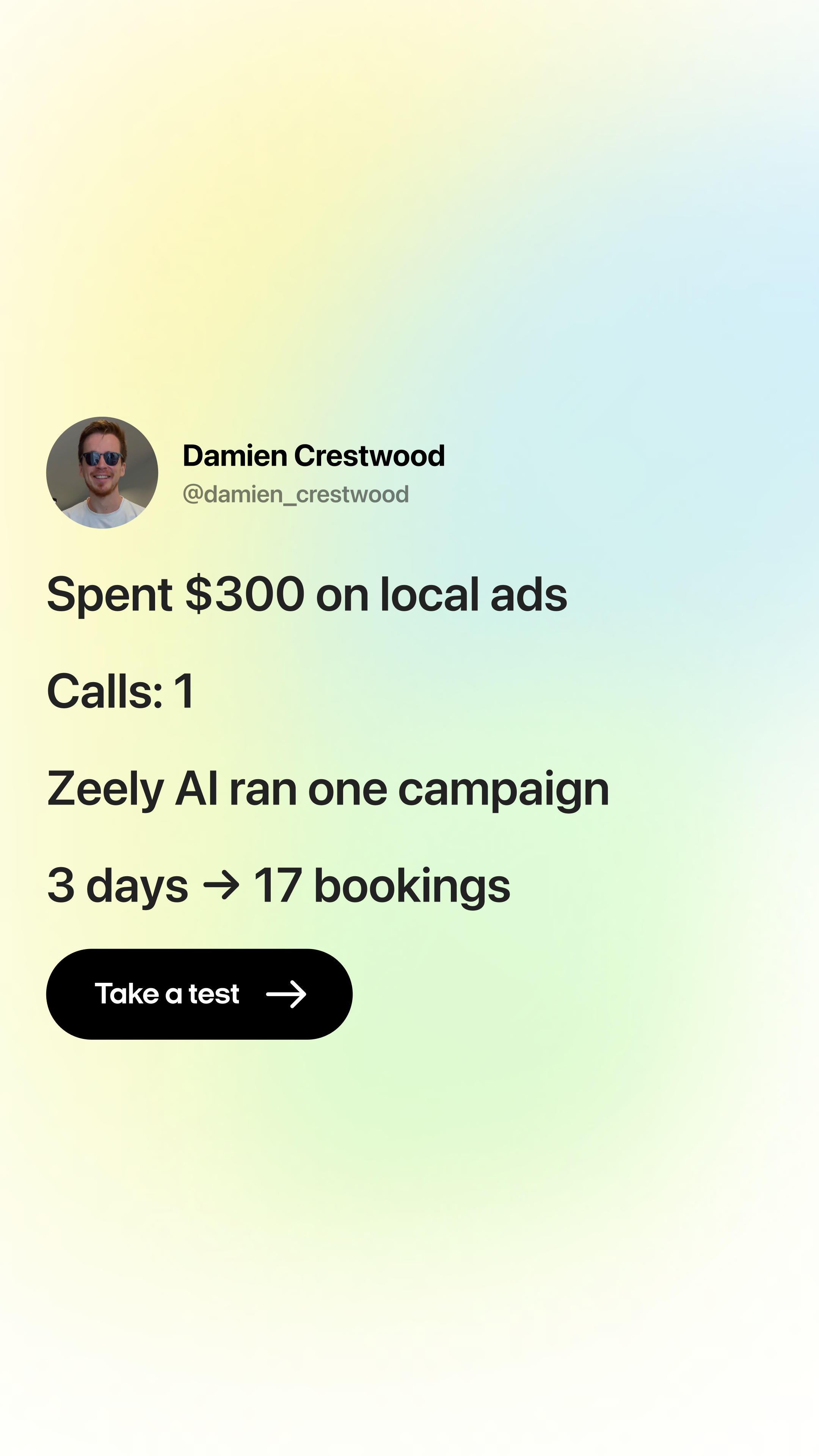 Zeely Facebook ad
