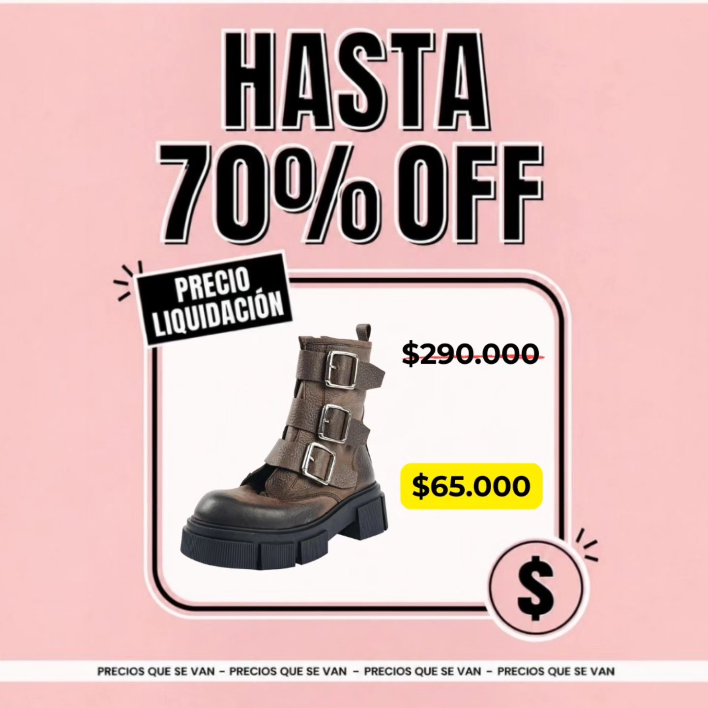 SaidaCalzados Facebook ad: ENVIOS A TODO EL PAIS