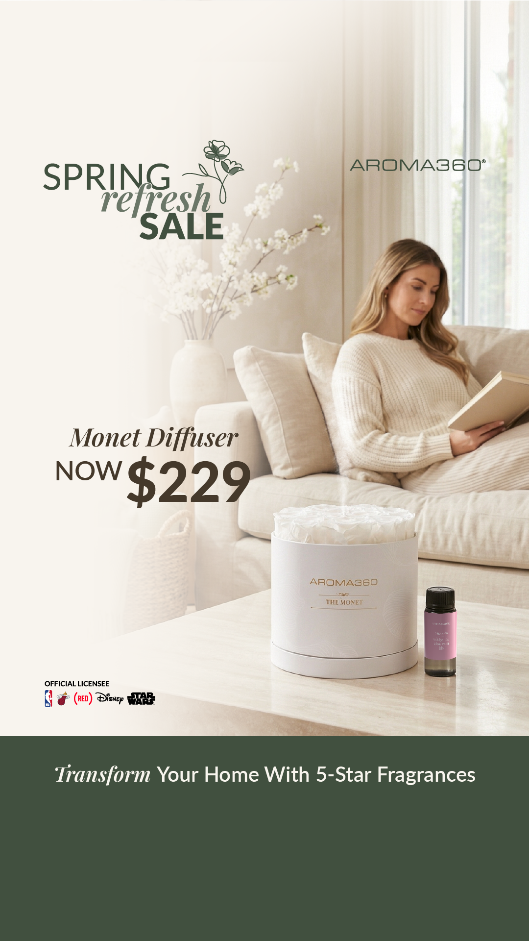 Aroma360 Facebook ad