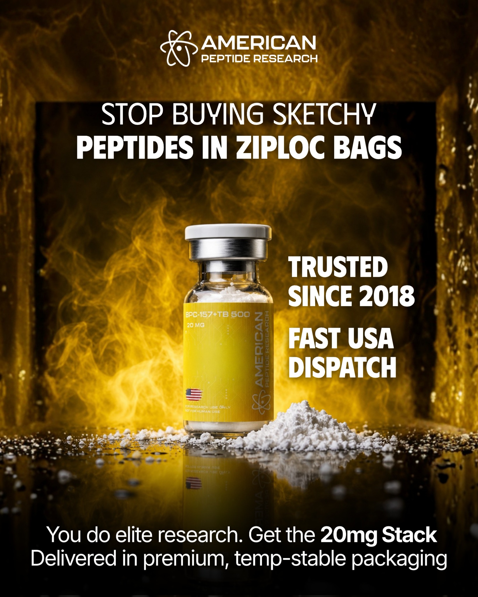 APR Facebook ad: Shop Wolverine Stack