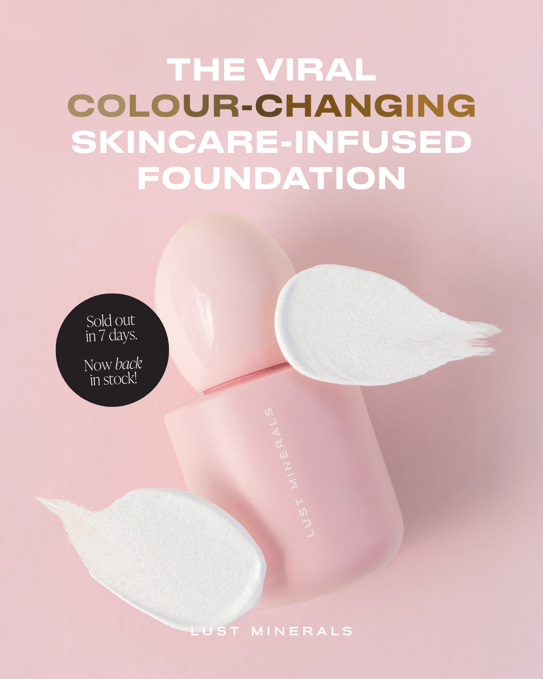 Lust Minerals Facebook ad
