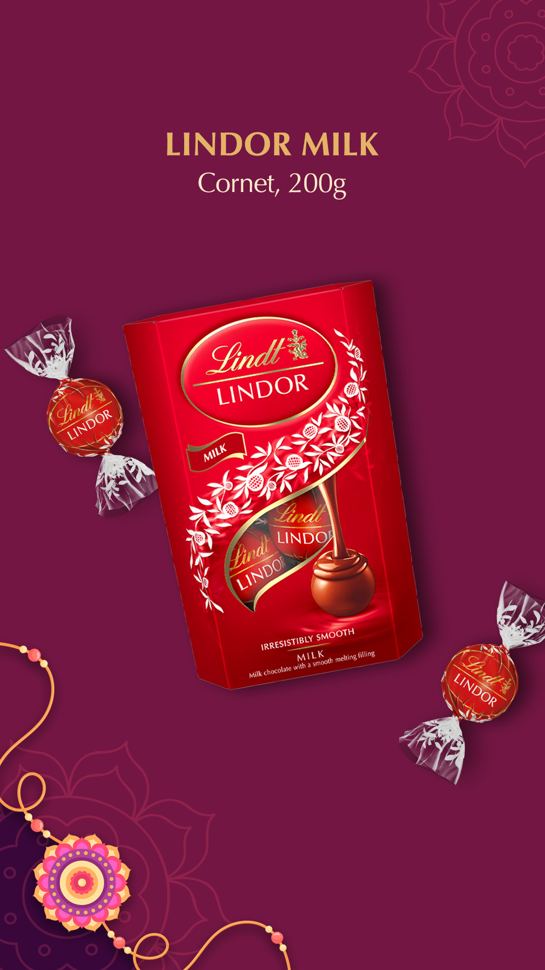 Lindt Facebook ad from Aug 7, 2026
