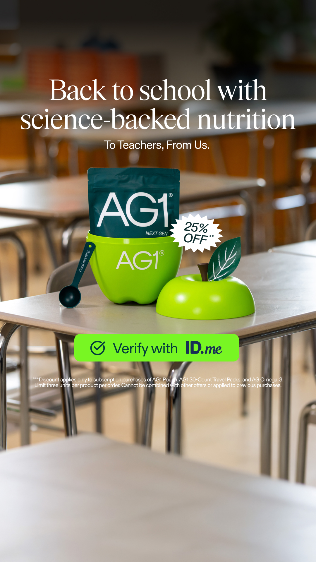 AG1 by Athletic Greens Facebook ad
